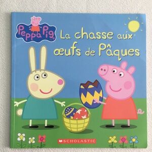 🐣 “La chasse aux œufs de Pâques” French Language Peppa Pig Paperback Book 🇫🇷